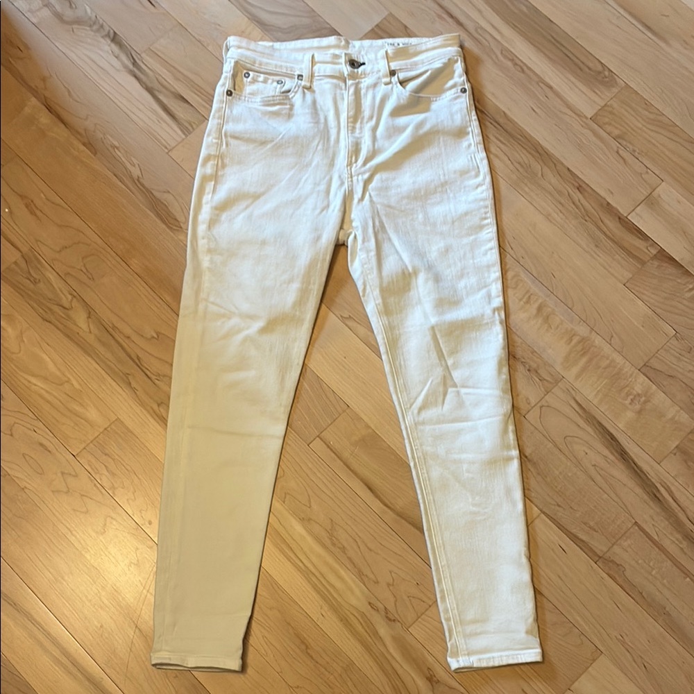 rag & bone White Skinny Jeans